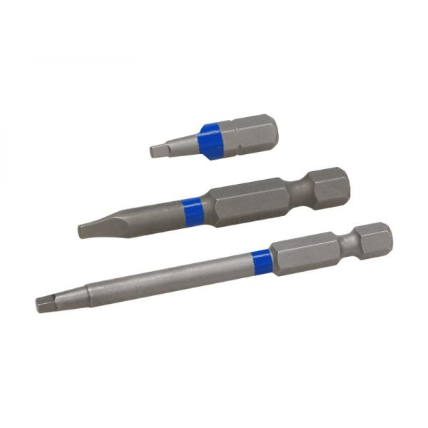 Square Driver Bits SQ1, SQ2, SQ3