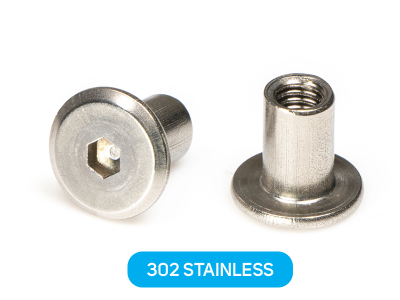 Connector Nut JCB Stainless Steel