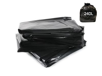 Wheelie Bin Liner 240L Heavy Duty 100PK