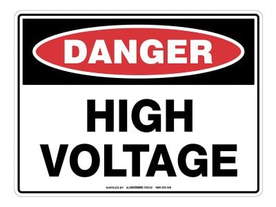DANGER High Voltage Sign