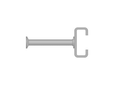 AC-G 38/17 C-Shape Cold-Rolled Cast-In Anchor Channel, HDG