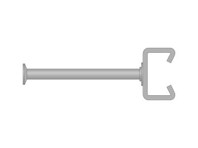 AC-G 54/33 Cold-Rolled Cast-In Anchor Channel, HDG