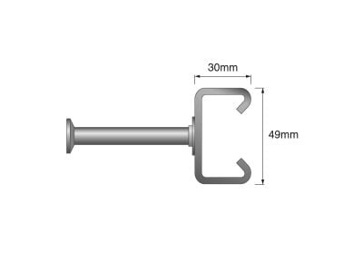 AC-S 49/30 Cold-Rolled Cast-In Anchor Channel, 316 Stainless