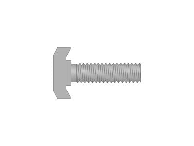 TB2-G 40/22 Hook-Head T-Bolt (HDG, Class 8.8)