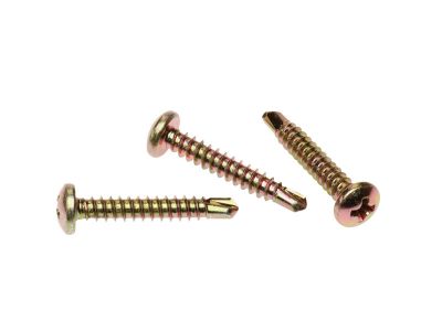 Pan Hd Zinc Yellow Self Drilling Screws