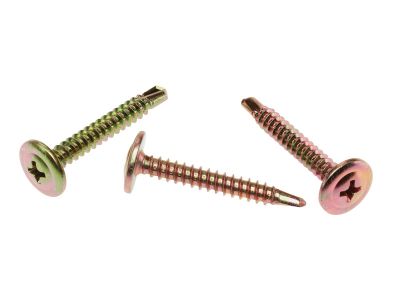 Button Hd Zinc Yellow Self Drilling Screw