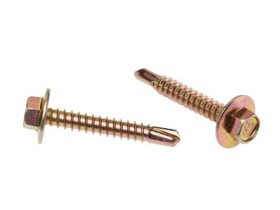 Hex Washer Head SD Screws CL1 Zinc Plated