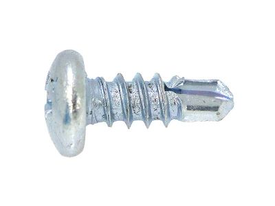 Pan Hd Zinc Clear Self Drilling Screws