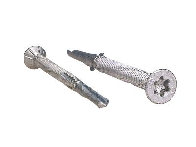 Bimetal SD500® 12-24 Torx Countersunk Wing Tip Self Drilling Screws