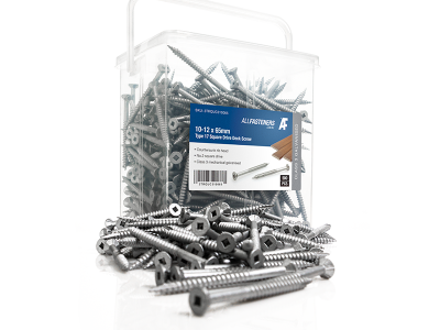 T17 Square Drv Galvanised Deck Screws