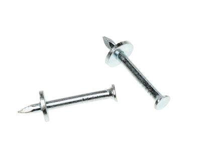 Mickey Pins Masonry Smooth Shank Washered Zinc Plated