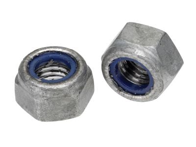 Nyloc Nut Gal Metric Class 5 DIN985
