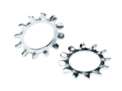 External Tooth Lock Washer (shakeproof) Zinc Plated Metric