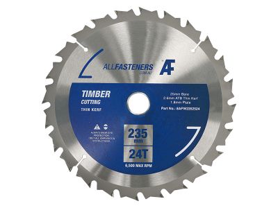 235mm 24T Timber Formwork Saw Blade