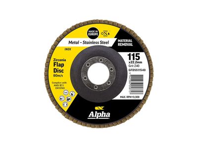 115mm (4.5") Flap Disc Type A Zirconia