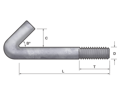 Types of anchor bolts a) cast in-situ anchor bolts b) hooked bars c)