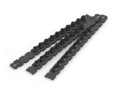 Black .27 Caliber Safety Strip Loads