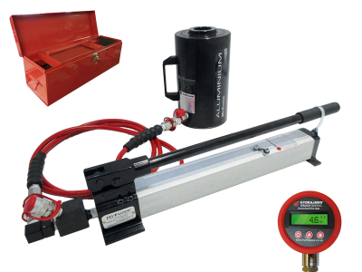 180kN 51mm Stroke Hydraulic Cylinder & Hand Pump Kit HYDRAJAWS® 