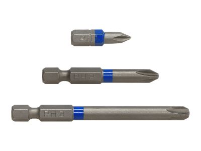 Phillips Driver Bits PH1, PH2, PH3 10PK