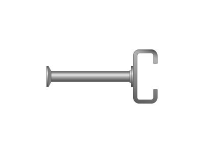 AC-S 38/17 C-Shape Cast-In Anchor Channel, 316 Stainless