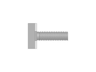 TBT-G 41/22 Toothed-Head T-Bolt (HDG)