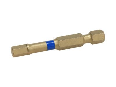 Hex 5mm x 50mm Ti-N Impact Driver Bits 10PK