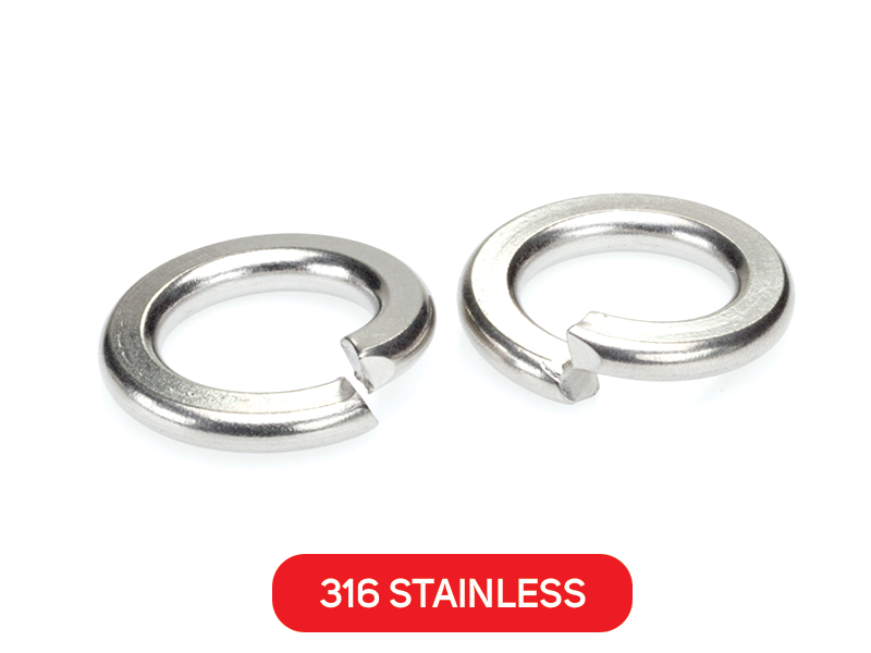 Spring Washer 316 Stainless Metric DIN127B