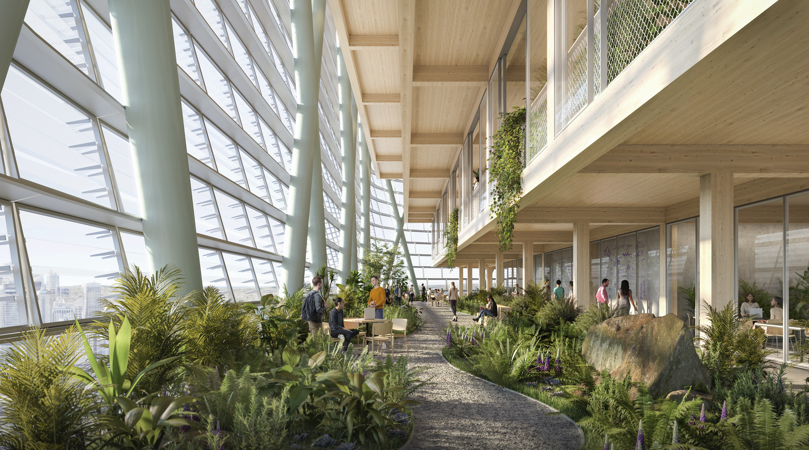 Integrated garden spaces